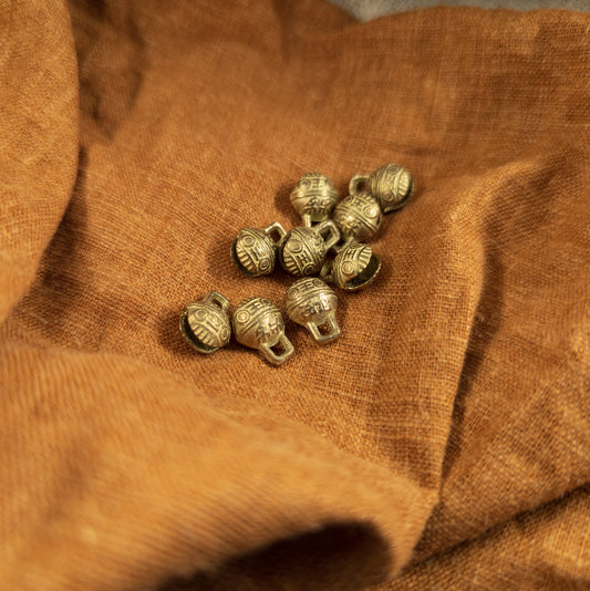 Brass Bell Beads | Set Of 3 Burmese Bells