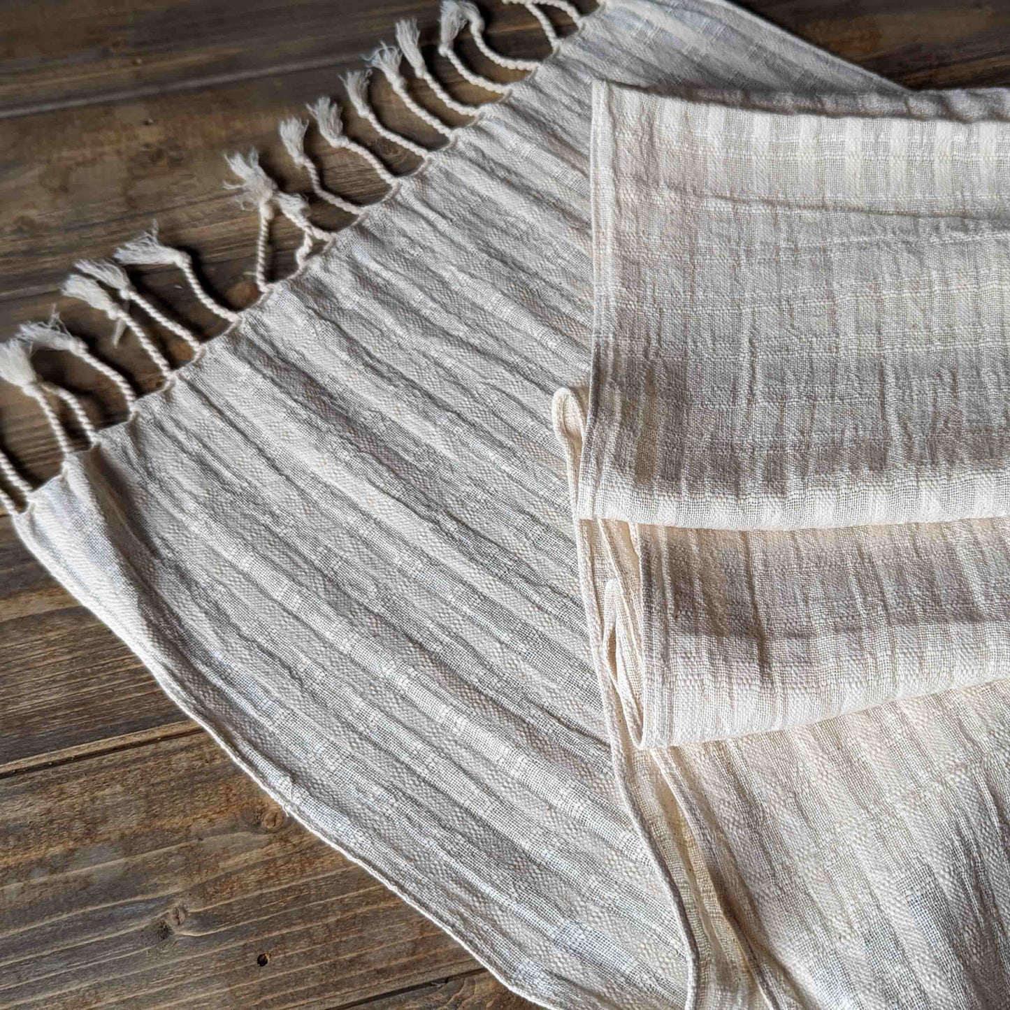 Blank Scarves For Dyeing and Batik - Trellis Weave Cotton Scarf