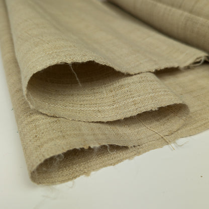 Handwoven Natural Hemp Fabric - 36cm Wide | Undyed | H'mong Hilltribe