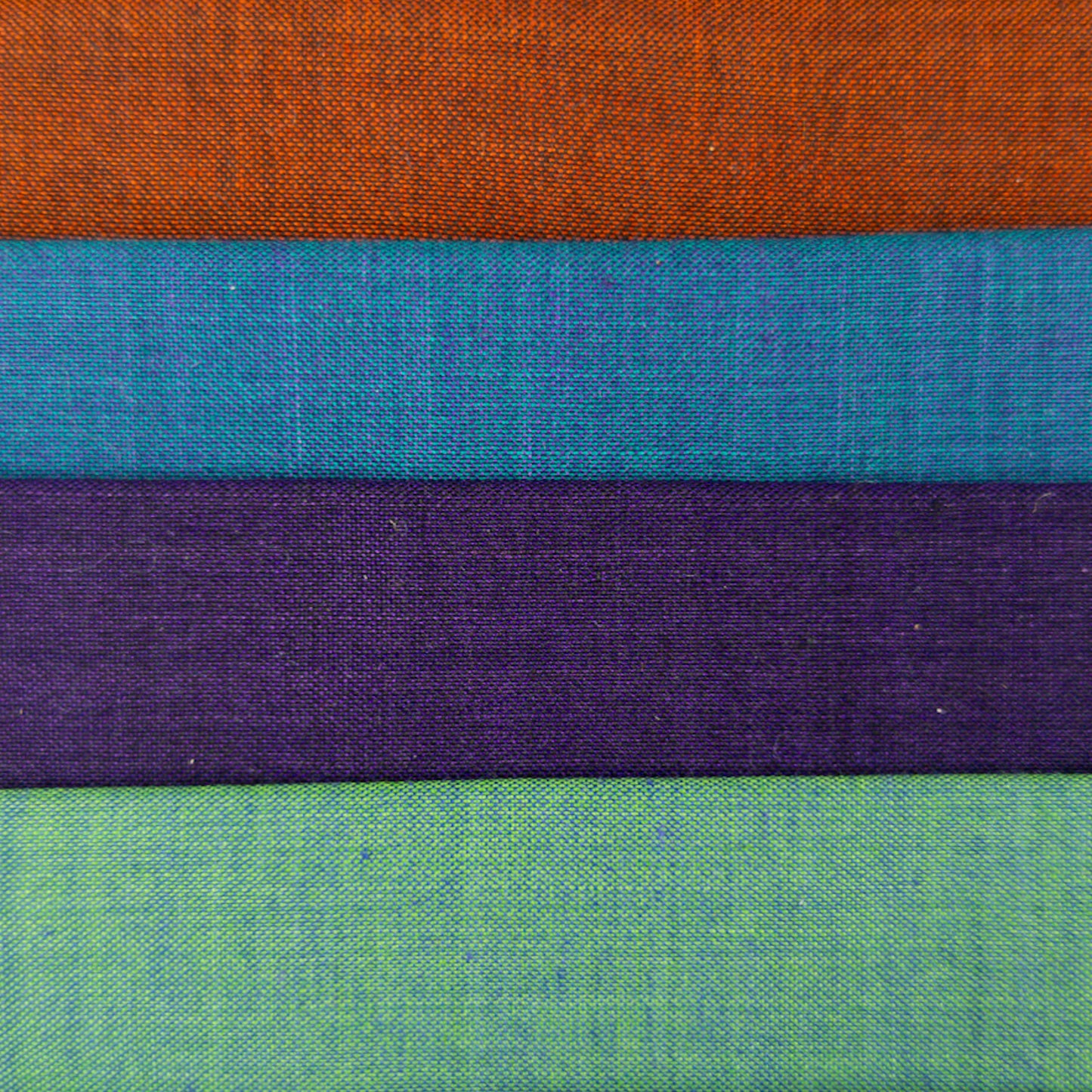 Fat Quarter Set - Plain Handwoven Fabric - 4 pack