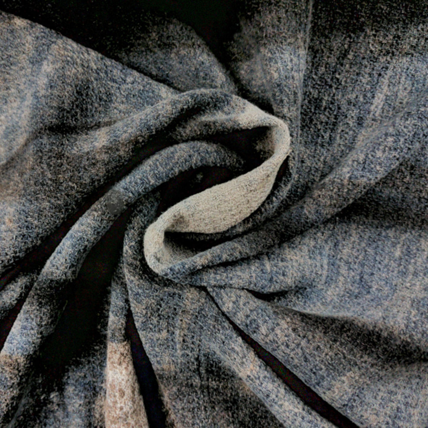 Naturally Dyed Fabric - Moon Print Hand Dyed Fabric