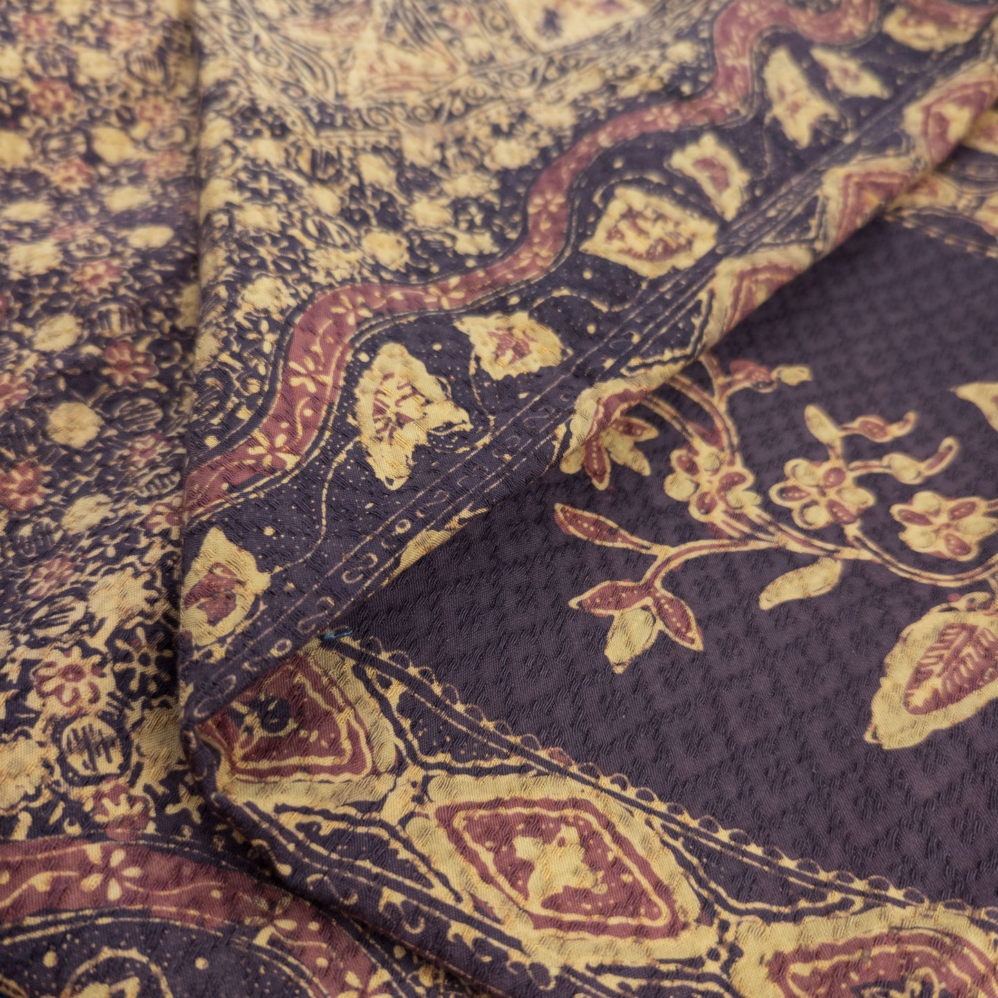 Intricate Batik Shawl | Handmade Indonesian Batik | 1.2 x 1.9m