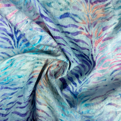 Batik Fabric - Fern Leaf Design - Balinese Batik By The Metre