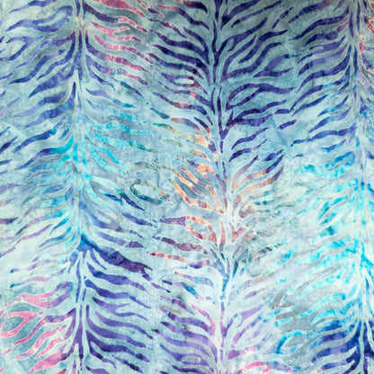 Batik Fabric - Fern Leaf Design - Balinese Batik By The Metre