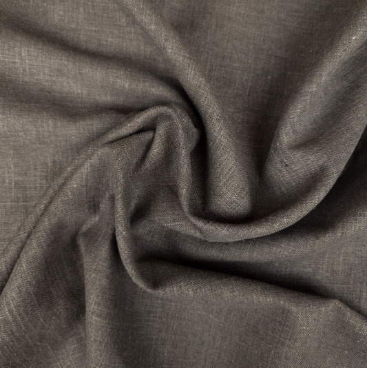 Warm Grey Hemp Fabric - Wide Heavy Weight Hemp Fabric By The Metre