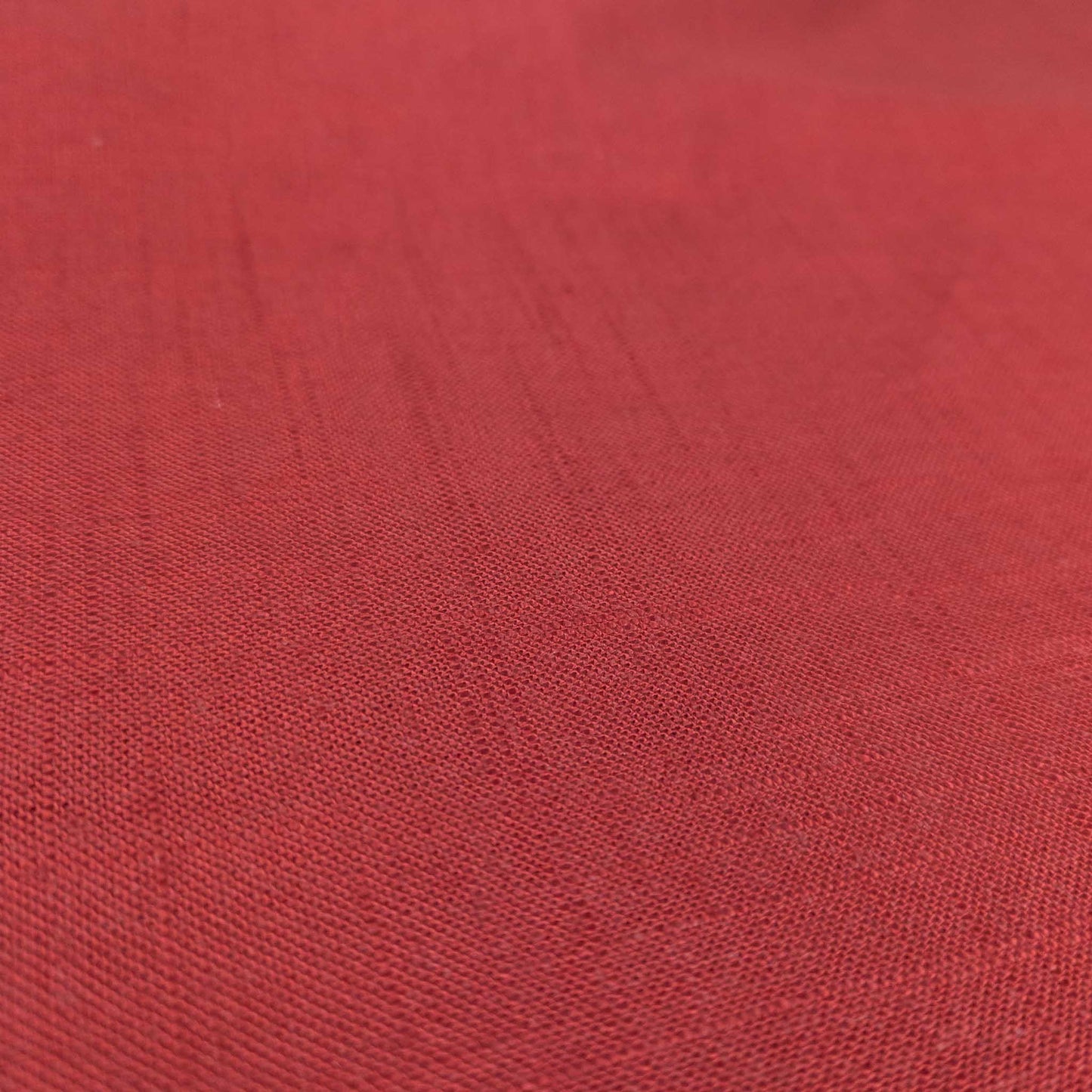 Vermillion Red Hemp Fabric - Wide Medium Weight Hemp Fabric By The Metre