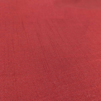 Vermillion Red Hemp Fabric - Wide Medium Weight Hemp Fabric By The Metre