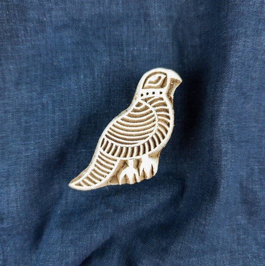 Wooden Parakeet Stamp | Printing Blocks for Batik and Fabric Printing