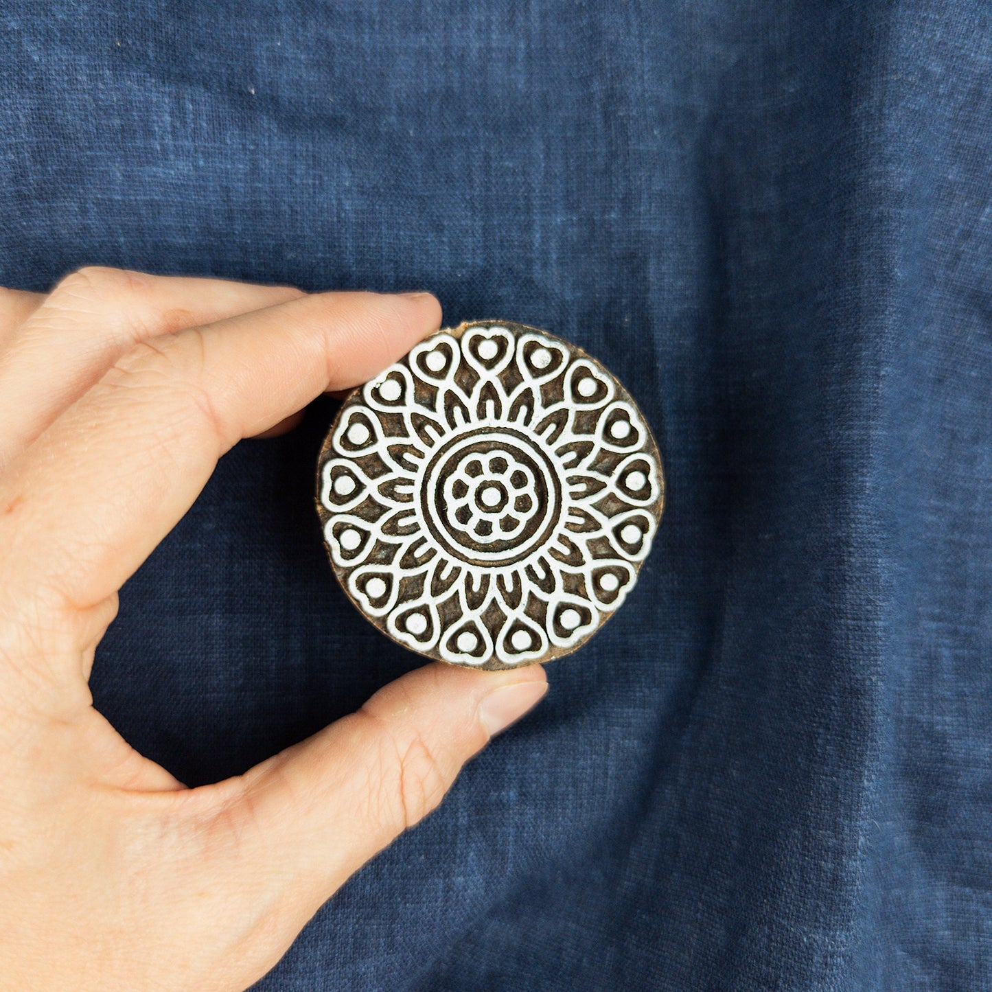 Circular Mandala Stamp | Indian Printing Blocks