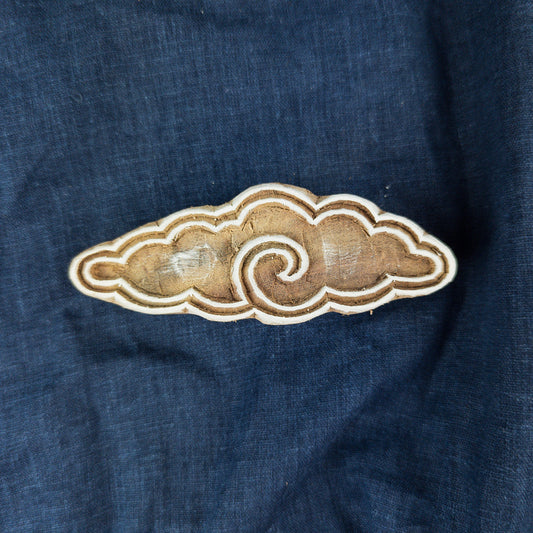 Balinese Cloud Wooden Printing Block | Fabric Printing and Batik Tools