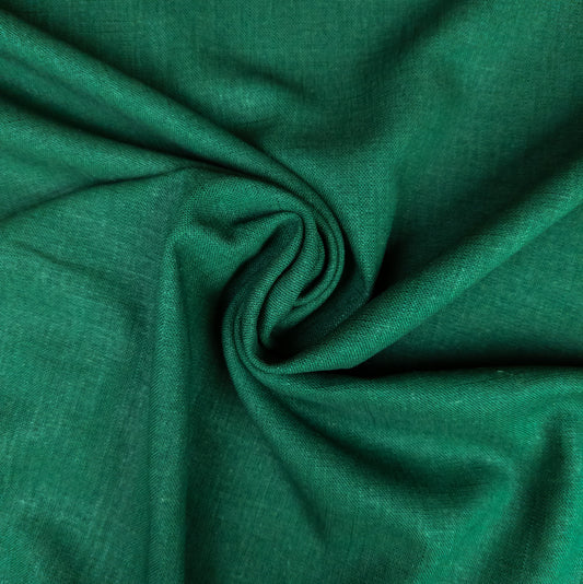 Green Hemp Fabric - Wide Medium Weight Hemp Fabric By The Metre