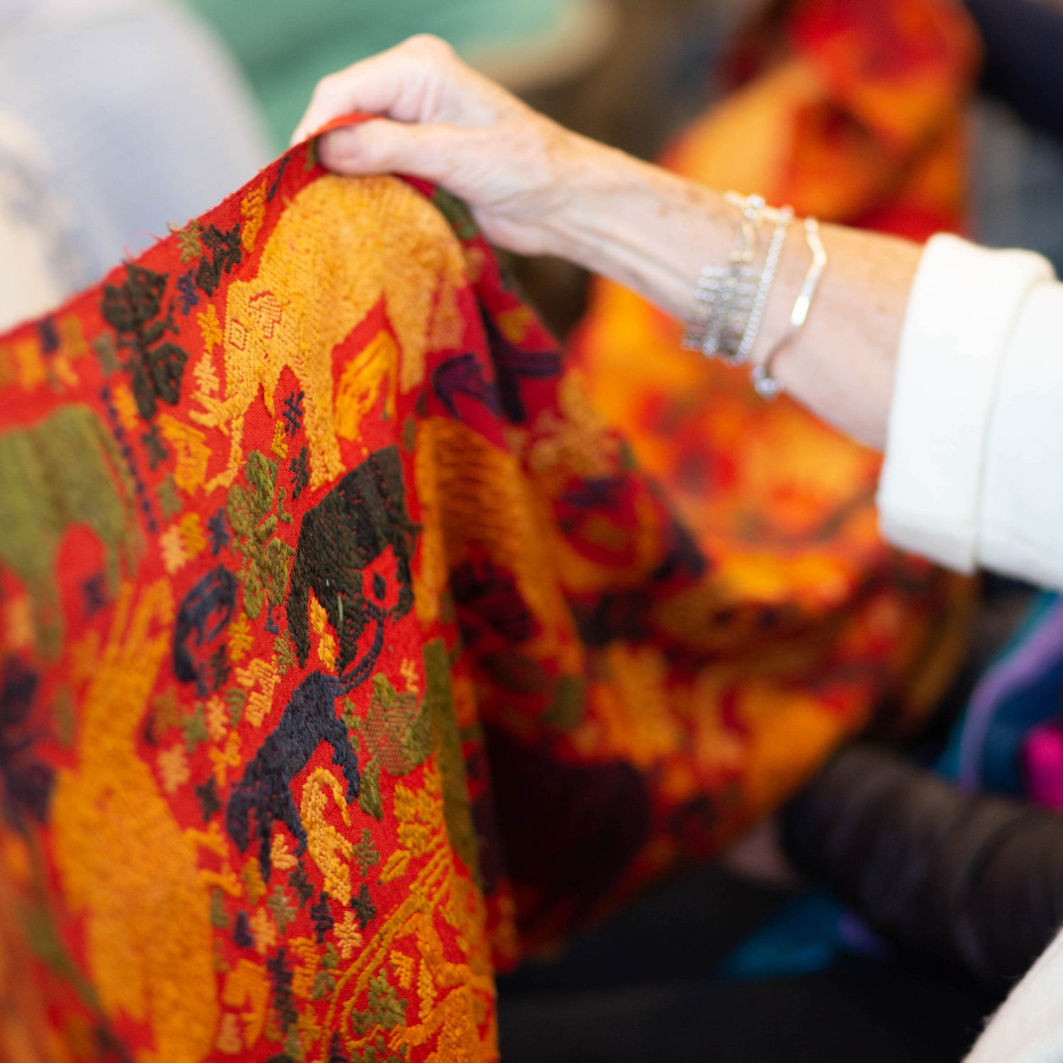 Antique Textiles from Indonesia at our World Textile Day event.