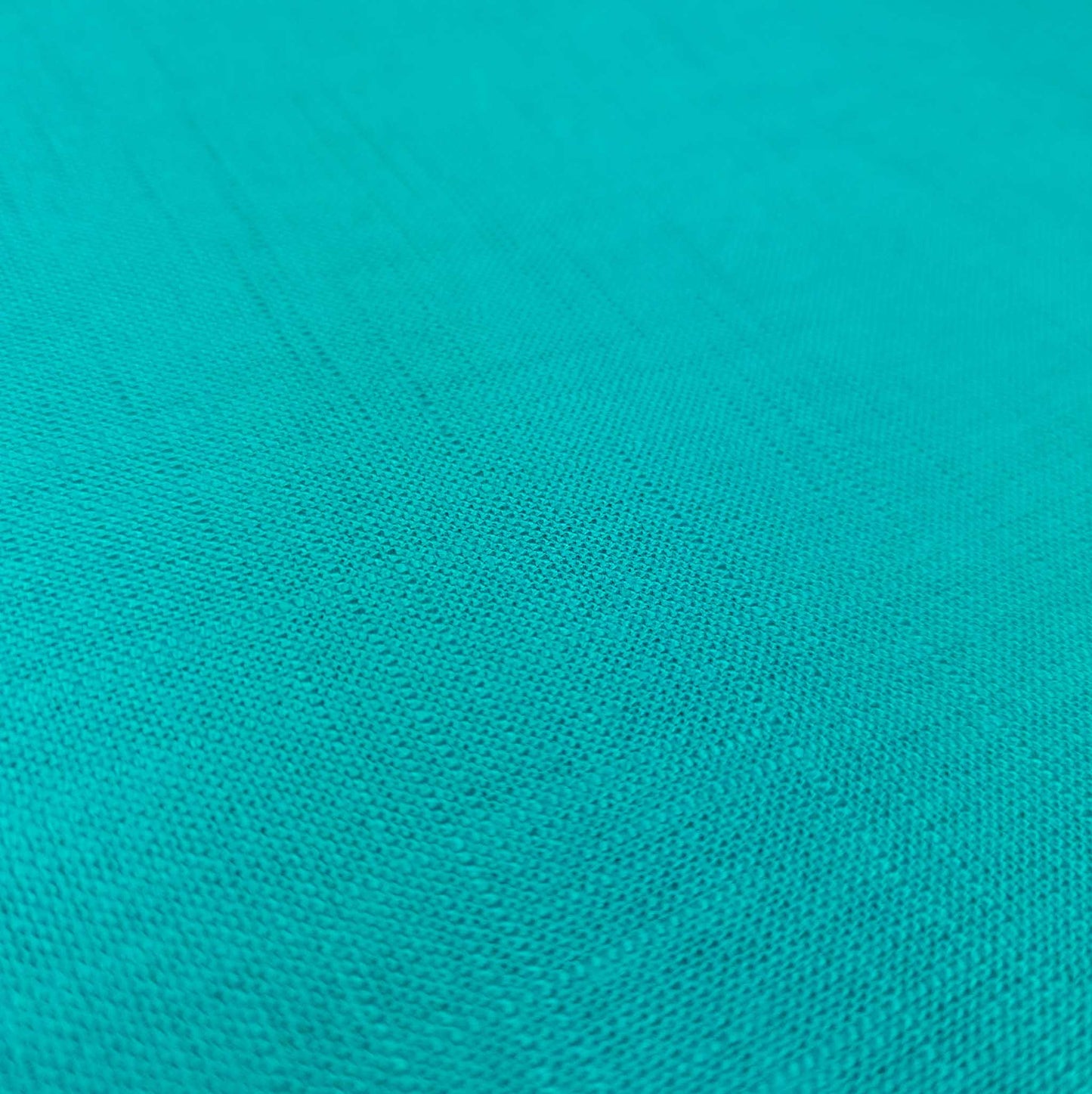 Bright Teal Hemp Fabric  - Wide Medium Weight Hemp Fabric By The Metre