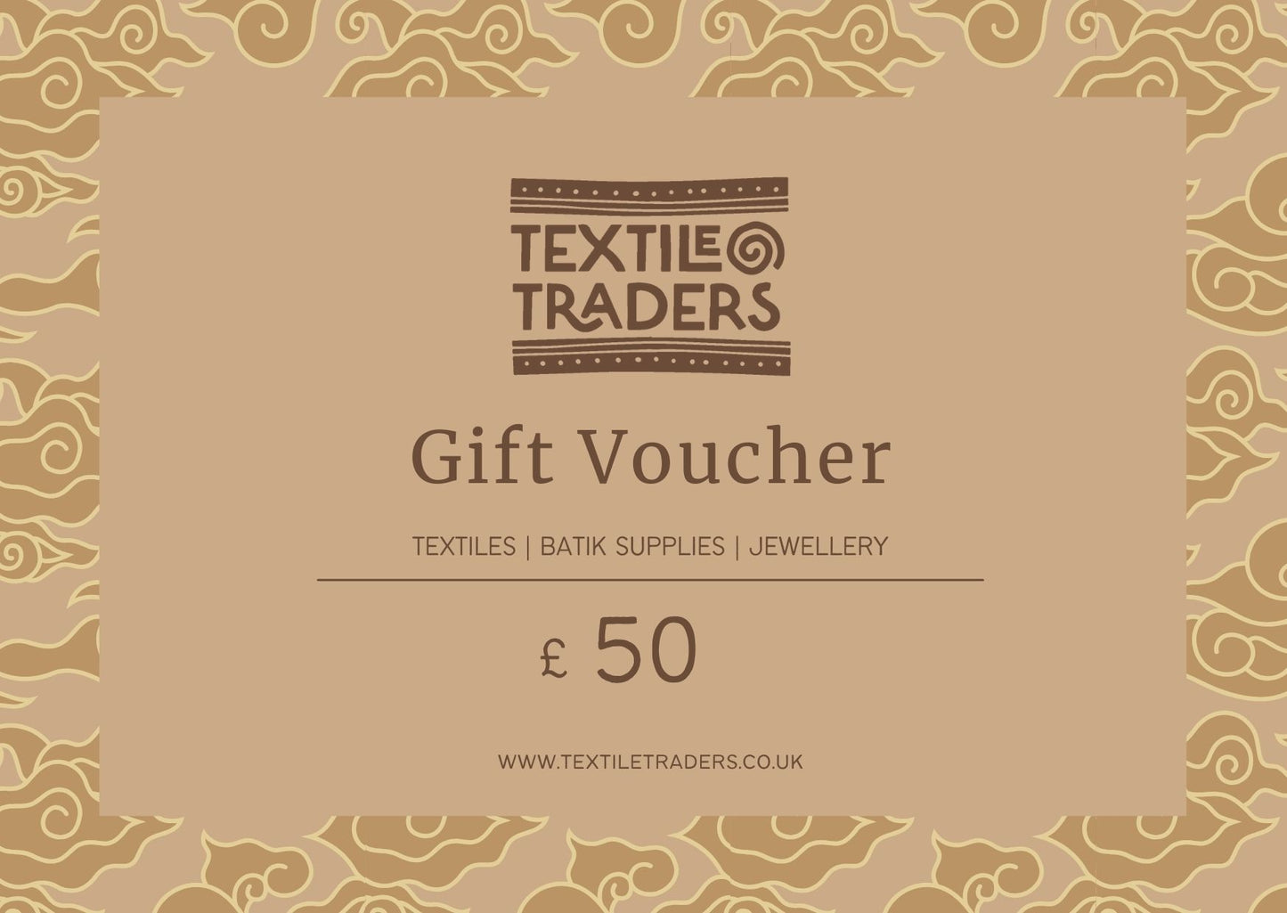 £50 Textile Traders Gift Voucher