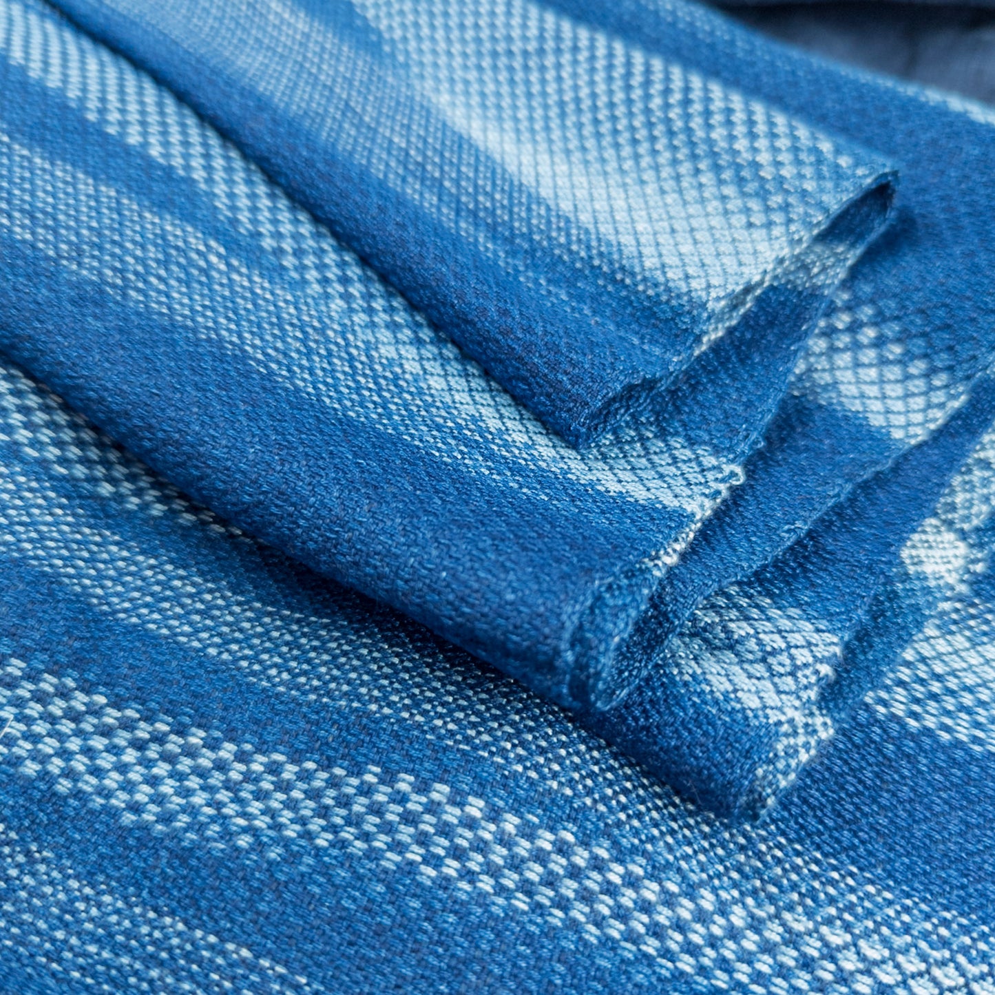 Hand Woven Indigo Scarf | 100% Natural Rayon | 2m x 32cm