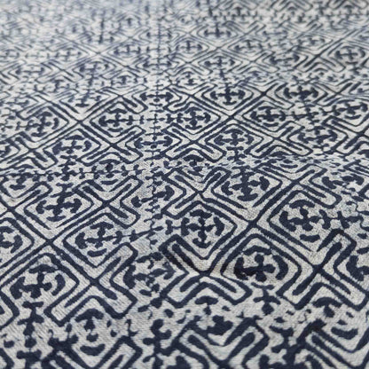 Hmong Hilltribe Batik Fabric | Indigo Crosses | 38cm Wide